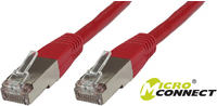 MicroConnect F/UTP CAT6 10m Red LSZH (STP610R)