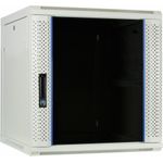 DSIT 12 HE Serverschrank, Wandgehäuse mit Glastür, Weiß (BxTxH) 600 x 600 x 635mm (DS6612W)