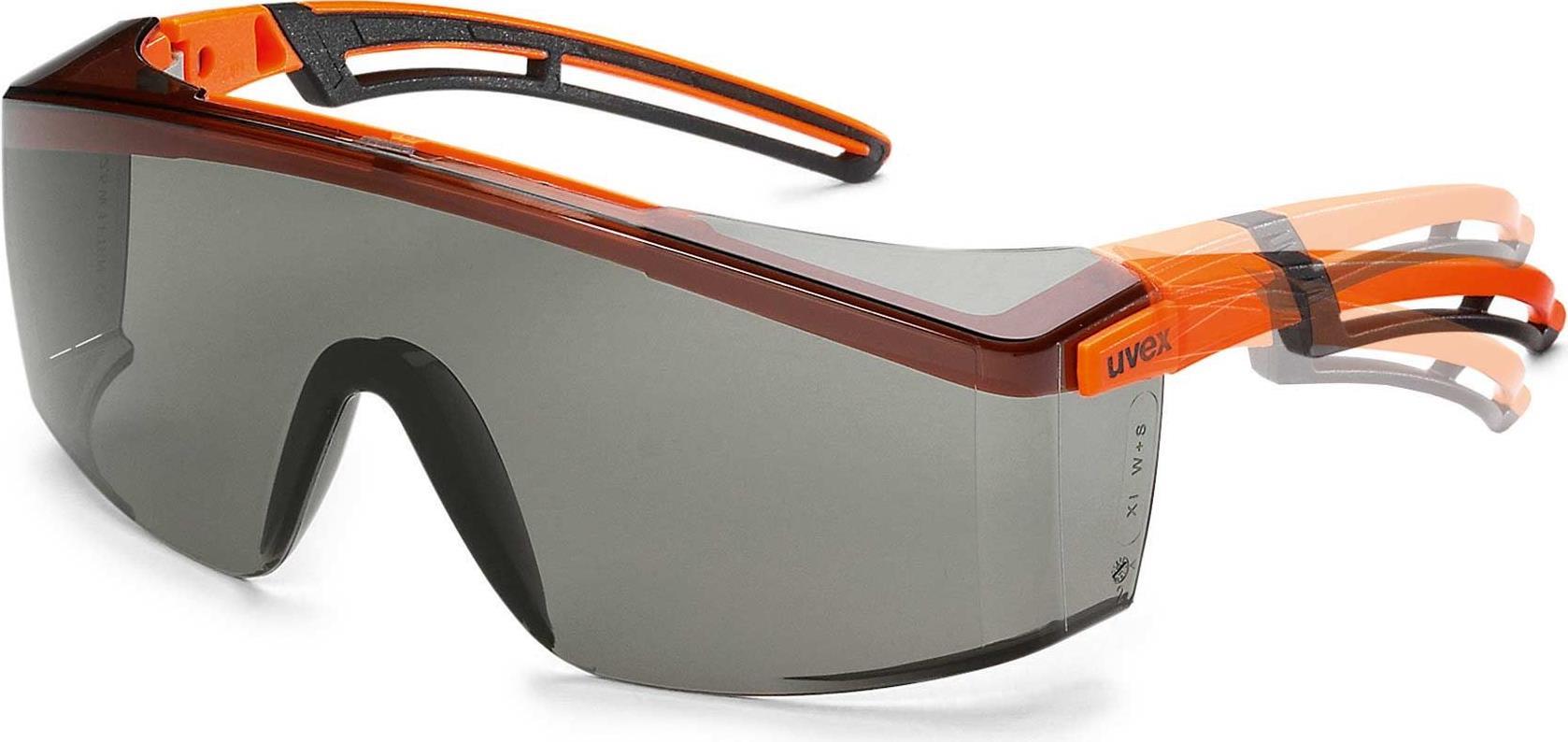 Uvex 9164246 Schutzbrille/Sicherheitsbrille Orange - Schwarz (9164246)