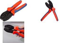 LogiLink Crimpzange für PV-Steckverbinder von Solarmodul-PV- Kabeln, zum Crimpen von PV-Steckern, speziell für PV-Kabel - 1 Stück (PHT0101)
