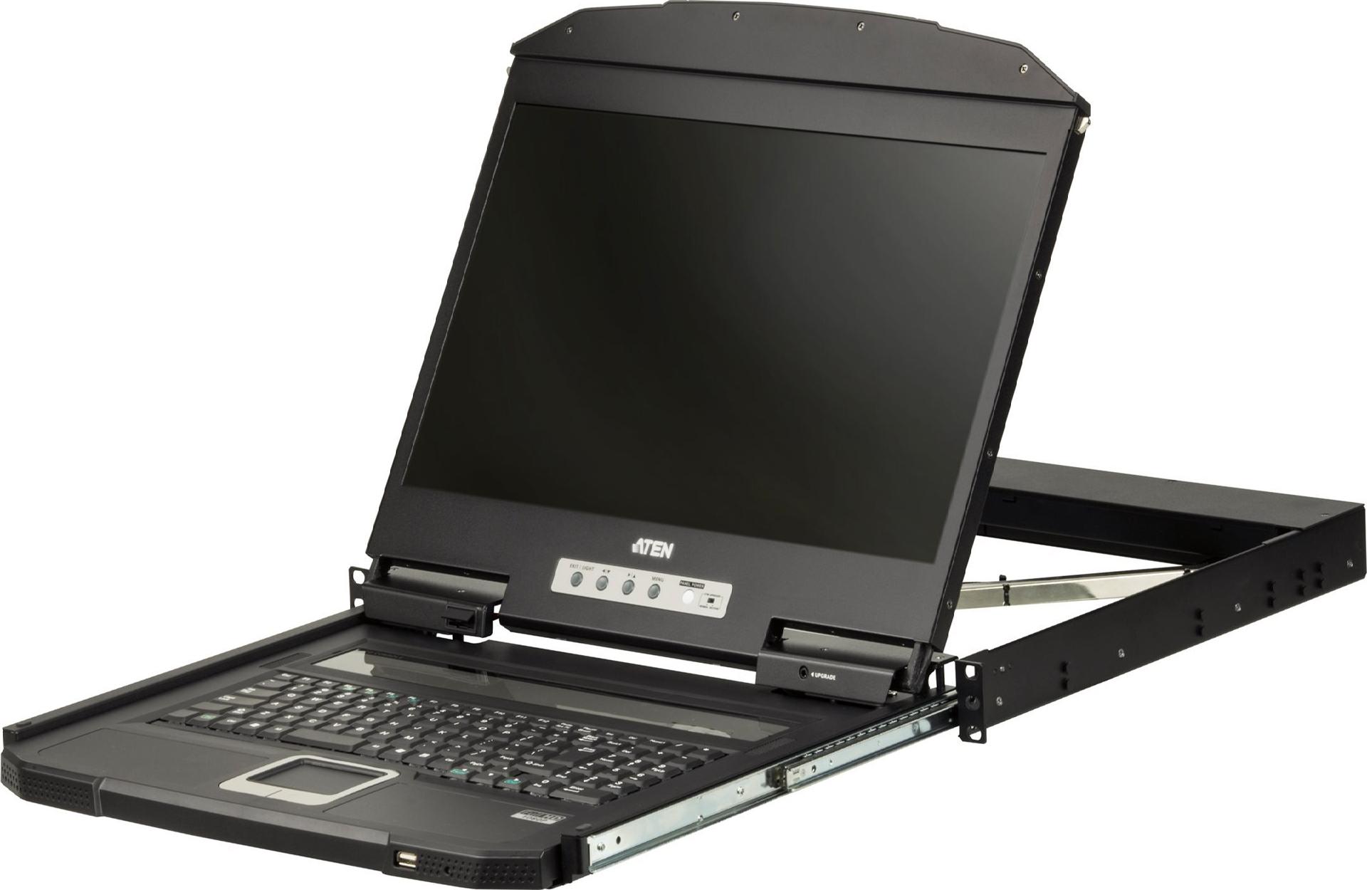 ATEN CL3700NW KVM-Konsole 18,5" Full HD HDMI USB 1U Schwarz