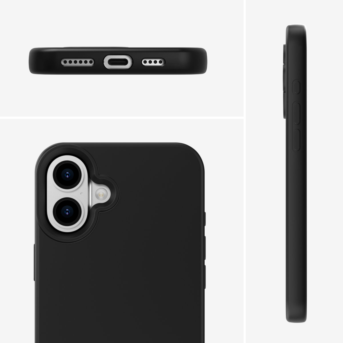 4smarts Silikon Case Cupertino für Apple iPhone 16 6,1" Schwarz