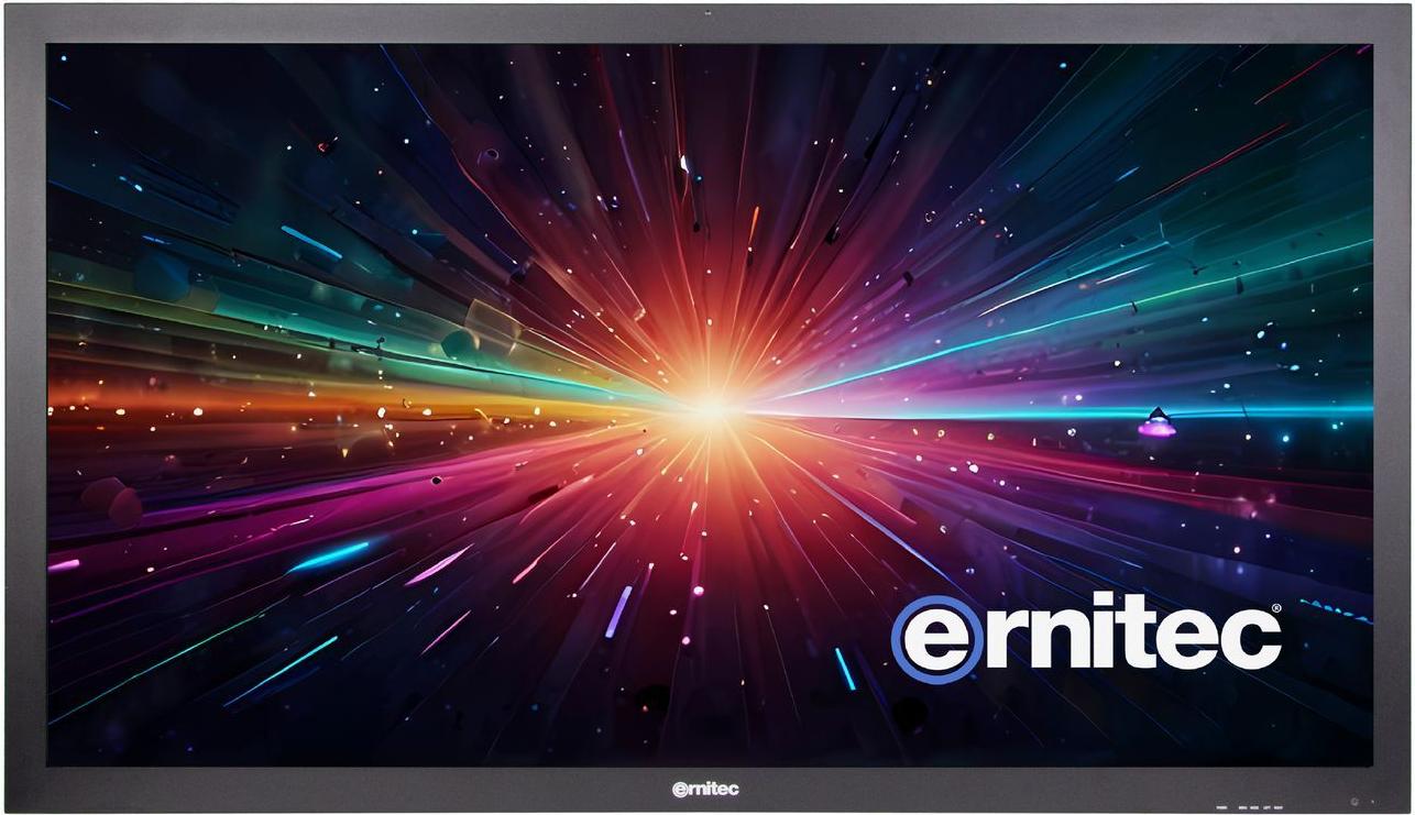 Ernitec 43" 24/7 4K UHD Indoor Signage-Display HB3000 3000 cd/m² Hochleistungs