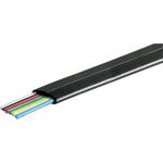 Goobay Telefonflachkabel 500 m Rolle, AWG 28,CCA (kupferkaschiertes Aluminium) - 6 adrig (45851)