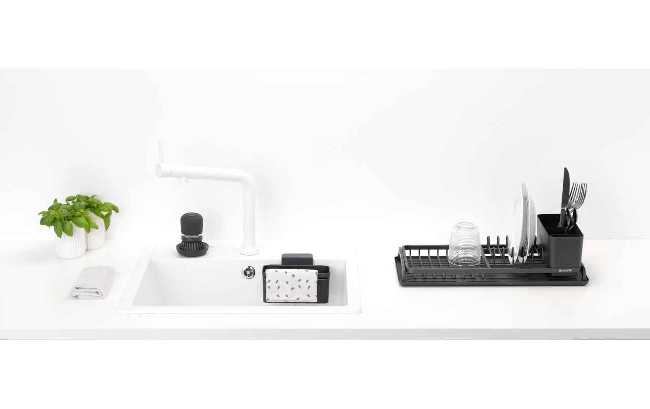 Brabantia Abtropfgestell-Set 660184 Freistehend Rechteckig 46,3 cm Schwarz