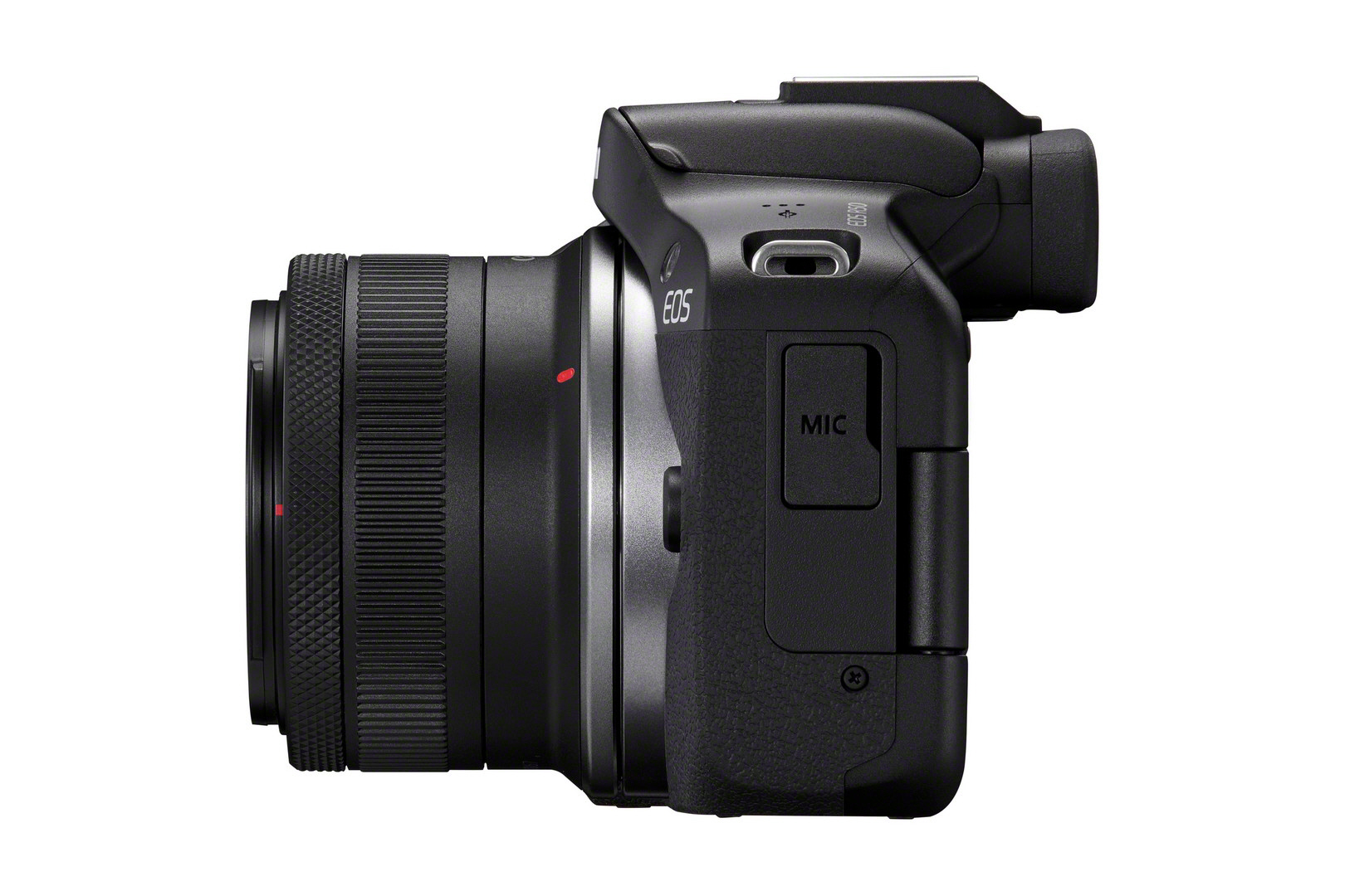 Canon EOS R50 24,2 MP APS-C 4K Systemkamera-Kit mit RF-S 18-45 IS STM und RF-S 55-210 IS STM Schwarz