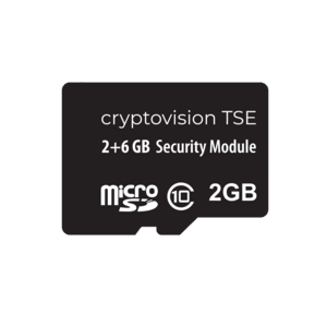 CRYPTOVISION TSEv2.1 microSD TSE-Modul 8 GB NXP SE051