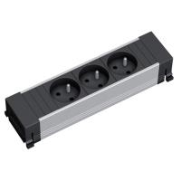 BACHMANN système multiprise fançaise Power Frame, 3 prises (317.102)