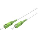 Goobay 59599 Glasfaserkabel 15 m SC/APC FTTH OS2 Weiß (59599)