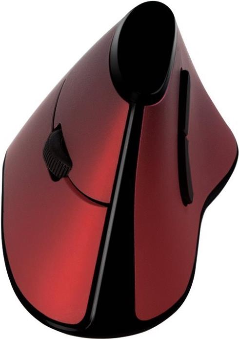 Logilink Typhoon Ergonomic Vertical Maus Funk 2.4 GHz Rot