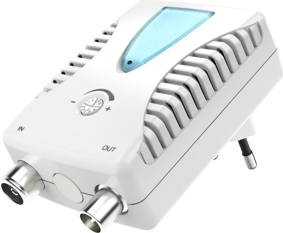 Hama 00205234. Produktfarbe: Weiß, Nennfrequenzbereich: 0,04 - 0,862 GHz, Stecker: Coax (00205234)