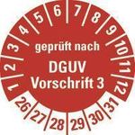 HEIN Industrieschilder HEIN 185696Prüfpl.DGUV3.26-31 r PF O30mm 500/ROL (185696)