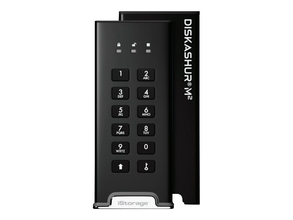 iStorage diskAshur M² 1 TB SSD M.2 USB 3.2 Gen 1 Schwarz
