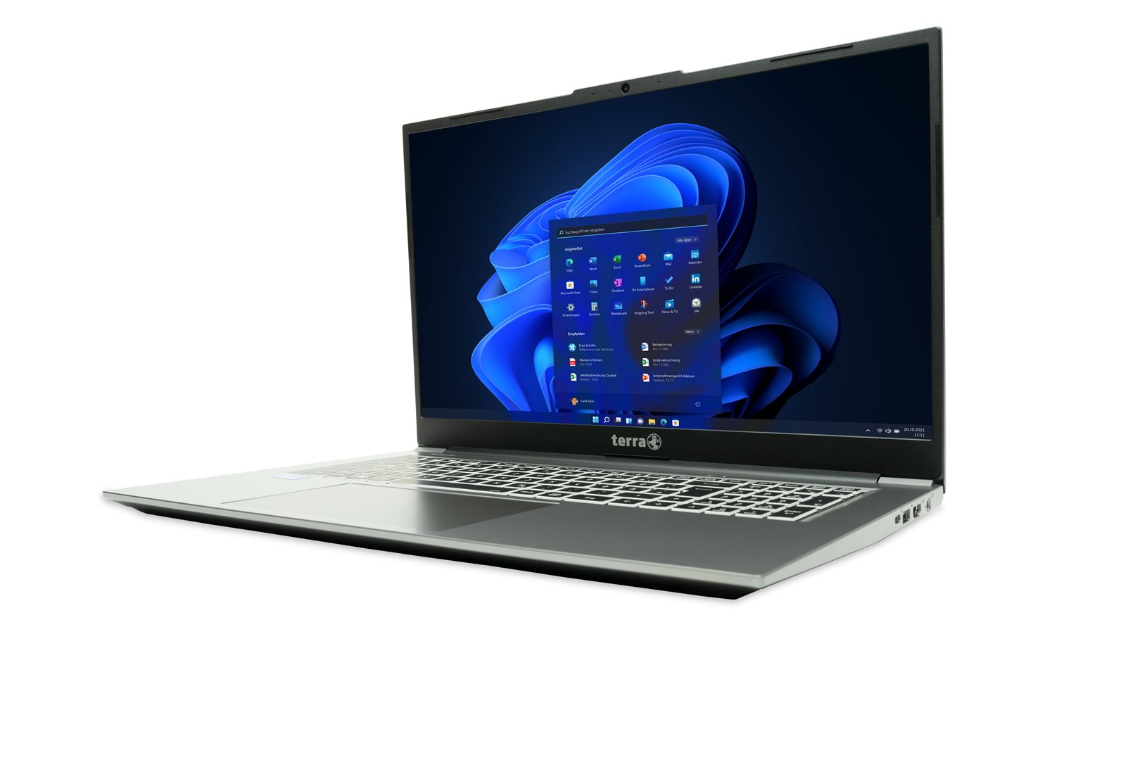 TERRA Mobile 1717R 17,3" Notebook Intel Core i5 16 GB RAM 1 TB SSD Windows 11 Pro Grau