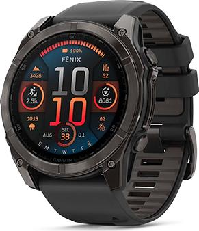 Garmin Fenix 8 Solar Graphit/Titan Carbongrau, 47 mm, 010-02906-11 (010-02906-11)
