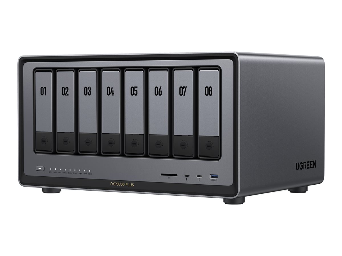 Ugreen UGREEN NASync DXP8800 Plus NAS-Server 8 Schächte Schwarz