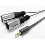 Vivolink PROMJXLRS15 Audio-Kabel 15 m 3.5mm XLR Schwarz (PROMJXLRS15)