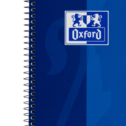 Oxford Collegeblock A4 kariert 80 Blatt 90 g/m² Optik Paper 4-fach Lochung Blau