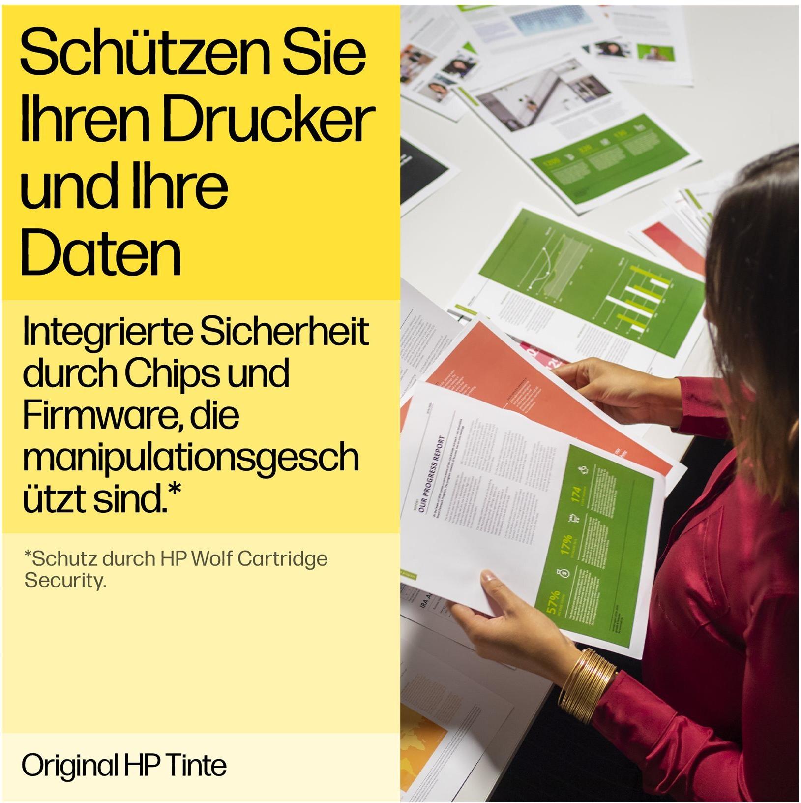 HP PageWide 973X Original Tintenpatrone Hohe Ergiebigkeit Schwarz
