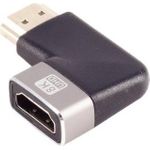 S/CONN maximum connectivity HDMI-A Adapter, 90° Winkel rechts, 8K, Metall (10-01053)