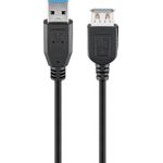 Goobay USB-Verlängerungskabel USB 3.0 m schwarz - USB-3.0-Stecker Typ A> USB-3 (74149)
