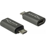 DeLOCK USB-Adapter USB-C (W) bis Micro-USB Typ B (M) (65927)