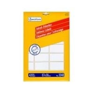 Avery Zweckform - Permanent-Adressklebeetiketten - weiß - 67 x 38 mm - 420 Et... - Avery Zweckform - Permanent-Adressklebeetiketten - weiß - 67 x 38 mm - 420 Et...