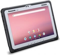 Panasonic TOUGHBOOK A3, USB, USB-C, BT (5.0), WLAN, NFC, warm-swap, Android Tablet PC, 25,7cm (10.1"), Touchscreen, kapazitiv, Kamera (8MP), Front-Kamera (5MP), warm swappable, Antiglare, USB (Typ A), USB-C, Bluetooth (Klasse 5.0), WLAN (802.11ac), NFC, Micro SD-Slot, 1920x1200 Pixel, Qualcomm 660, 2,2GHz, RAM: 4GB, Flash: 64GB, Android (11), IP65, inkl.: Stromversorgung: (Netzteil, Netzkabel) (FZ-A3AGAADB3)