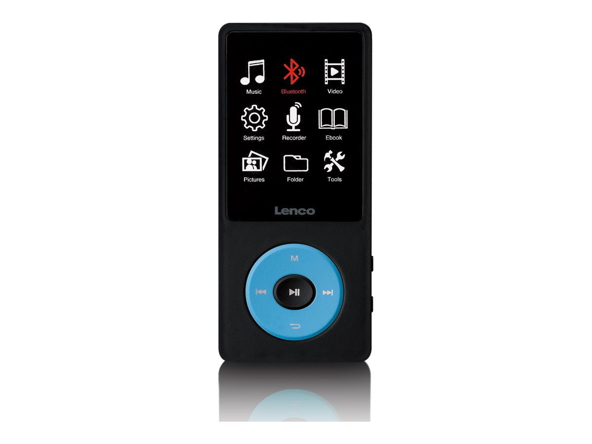 Lenco XEMIO XEMIO-860BU 8 GB MP3-Player Schwarz, Blau
