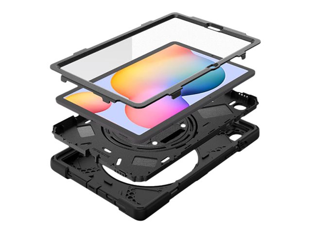 eSTUFF Defender Case für Samsung Galaxy Tab S6 Lite 10.4" Schwarz