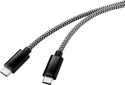 Renkforce RF-4598416 USB Kabel 0,5 m USB 2.0 USB C Schwarz (RF-4598416)