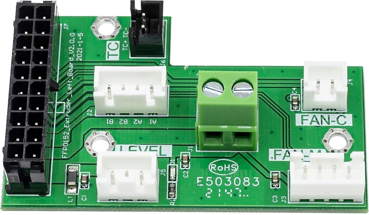 FLASHFORGE CREATOR 4 EXTUDER BOARD GREEN 3D ZUBEHOER (20002967001)