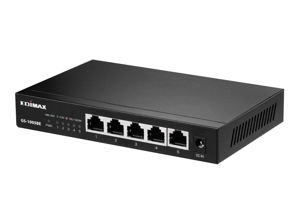 Edimax GS-1005BE Netzwerk-Switch Unmanaged 5 x 2.5G Schwarz