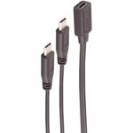 shiverpeaks BS13-20020 USB Kabel 0,3 m USB 2.0 USB C 2 x USB C Schwarz (BS13-20020)