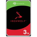 Seagate IronWolf ST3000VN007 - Festplatte - 3 TB - intern - 8.9 cm (3.5") - SATA 6Gb/s - 5900 U/min - Puffer: 64 MB