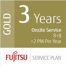 Ricoh Scanner Service Program 3 Year Gold Service Plan for Fujitsu Mid-Volume Production Scanners (U3-GOLD-MVP)