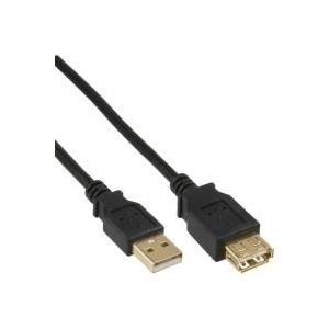 InLine USB 2.0 Verlängerung, vergoldete Kontakte - 5m (34605S)