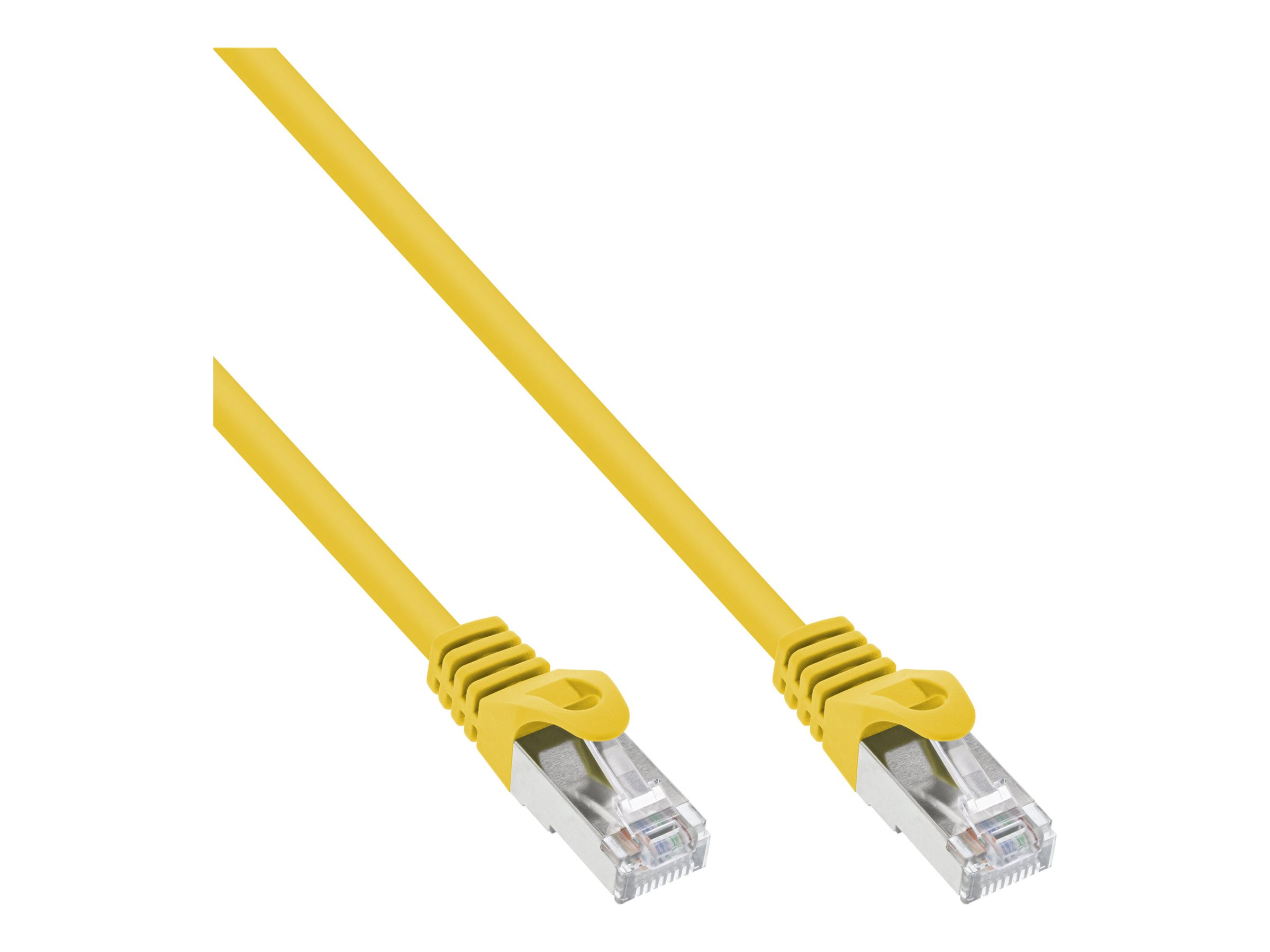 InLine Patchkabel Cat.5e SF/UTP 10 m Gelb