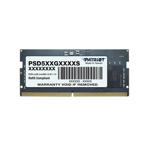Patriot Signature Line DDR5 SO-DIMM 16 GB RAM 5600 MHz CL46 Grau