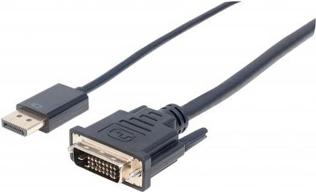 Manhattan 152136 DisplayPort DVI-D Schwarz Kabelschnittstellen-/adapter (152136)