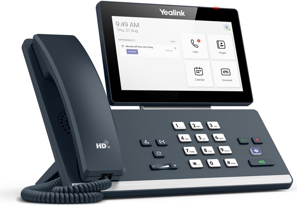 Yealink MP58 Teams Edition IP phone Edition, IP Phone, Grey, Wired & Wireless handset, Desk/Wall, Android, LCD (MP58-TEAMS)