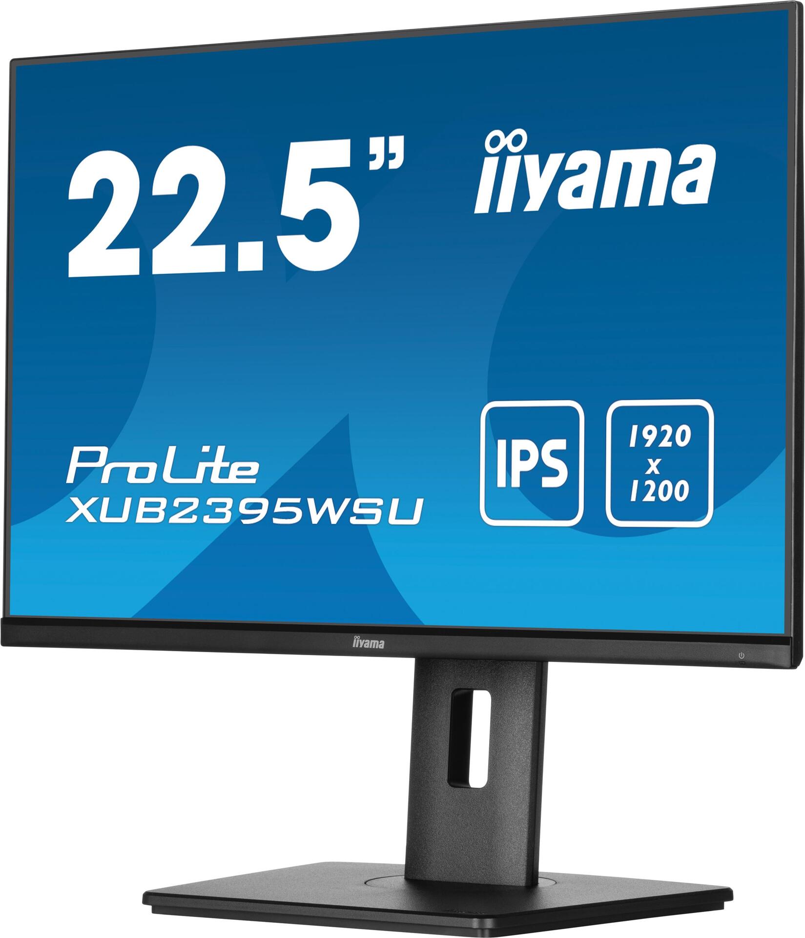 iiyama ProLite XUB2395WSU-B5 Computerbildschirm 57,1 cm (22.5") 1920 x 1200 Pixel WUXGA LCD Schwarz (XUB2395WSU-B5)