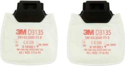 3M Secure Click Partikelfilter P3 R D3135 2 St. (D3135)