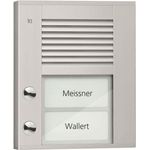 Audio Außenstation PDS PDS02-EN/04 2Tasten 1reihig AP silber (PDS02-EN/04)