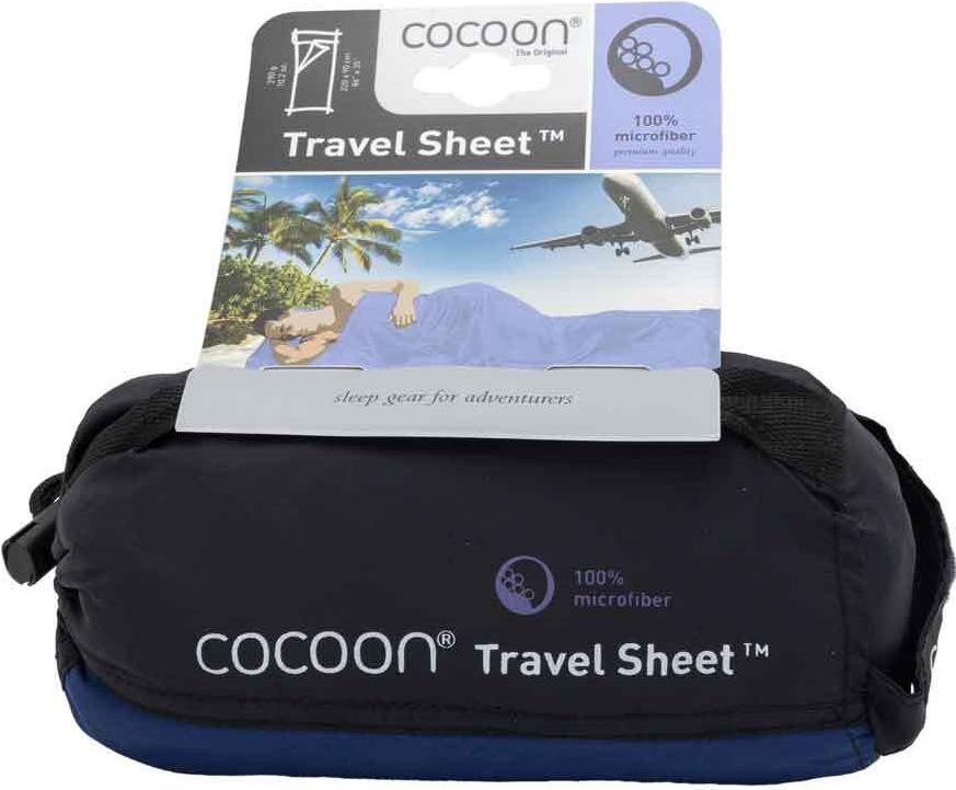 Cocoon Leicht-Reiseschlafsack,Rechteck,220 x 90cm,100 %Mikrofaser, twilight blue (MFT85)