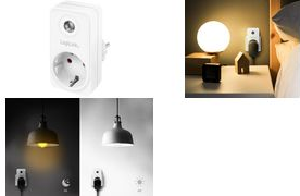LogiLink Adapterstecker mit Dämmerungssensor, weiß (PA0263)