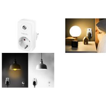 LogiLink Adapterstecker mit Dämmerungssensor, weiß (PA0263)