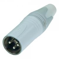 NEUTRIK XLR-Steckverbinder Stecker, gerade Polzahl: 3 Weiß NC3MXX-WT 1 St. (NC3MXX-WT)