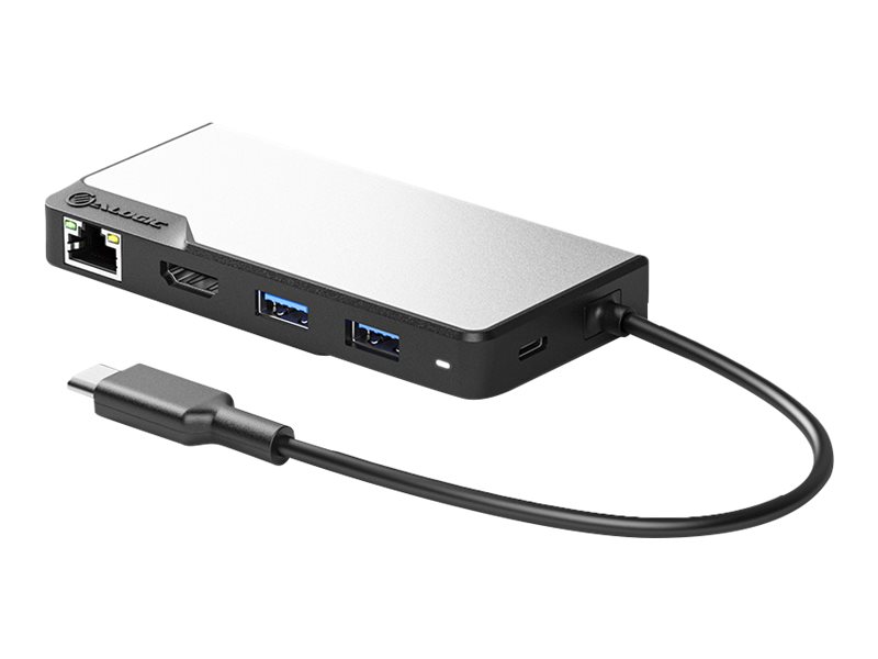 ALOGIC USB-C Fusion MAX 6-in-1 Hub V2 Dockingstation HDMI VGA GbE Space-grau