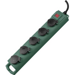 Brennenstuhl 1159910215 Outdoor 5AC-Ausgänge 5m Schwarz - Grün Verlängerungskabel (1159910215)